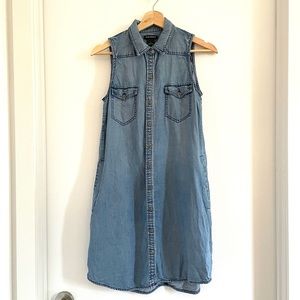 Club Monaco - Western mini shirt dress - Size O - Chambray